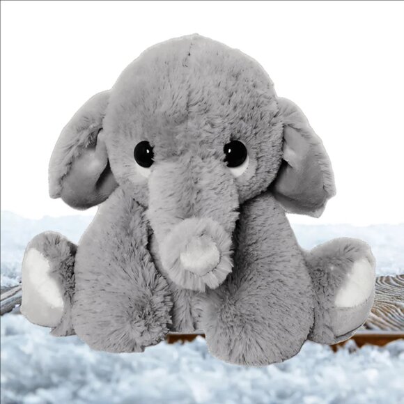 Toys | 1 Gray Baby Elephant Plush Soft Cuddly Stuffed Animal Toy | Poshmark